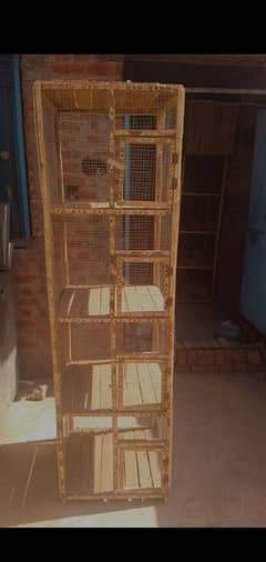 wooden cage 6feet height