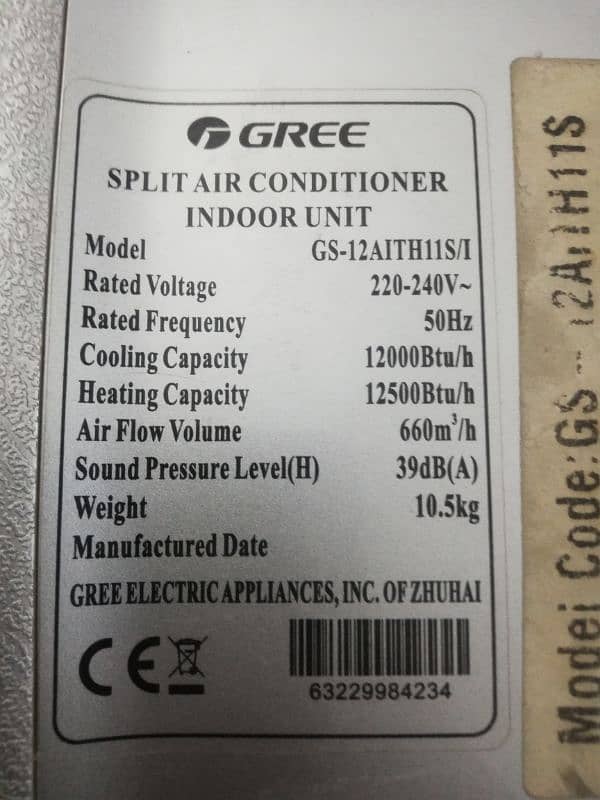 Inverter split Gree 1 ton Contact 03333O23325 Haier dawlance 10