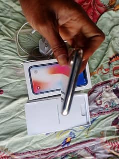 iPhone x 64 GB full box PTA approved 03221239496