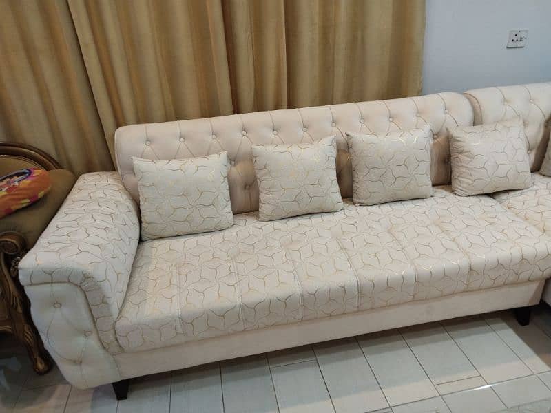 Brand New 15 Seater Sofa set with Glass Center Table 5