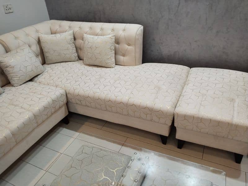 Brand New 15 Seater Sofa set with Glass Center Table 6