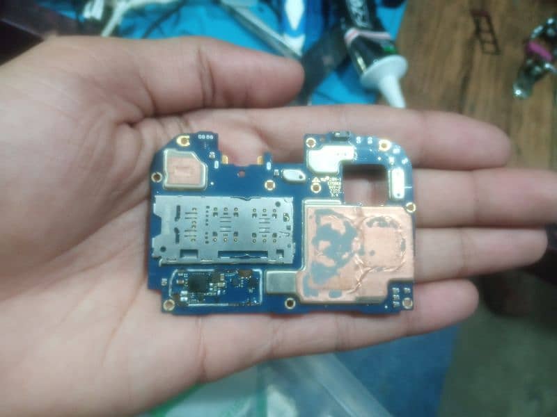 Oppo A17 dead mother board and body+penal +other parts for sell 1