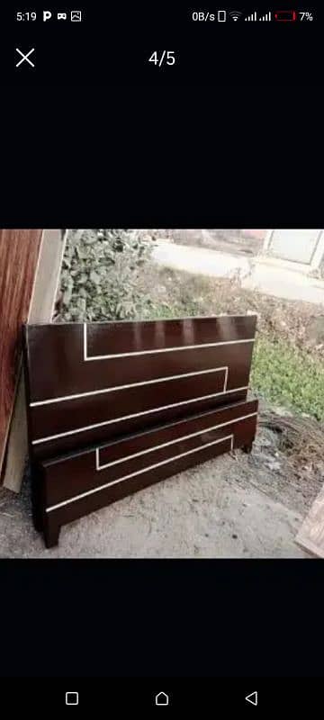 simple and decent king size double bed WhatsApp 0312 0791309 0