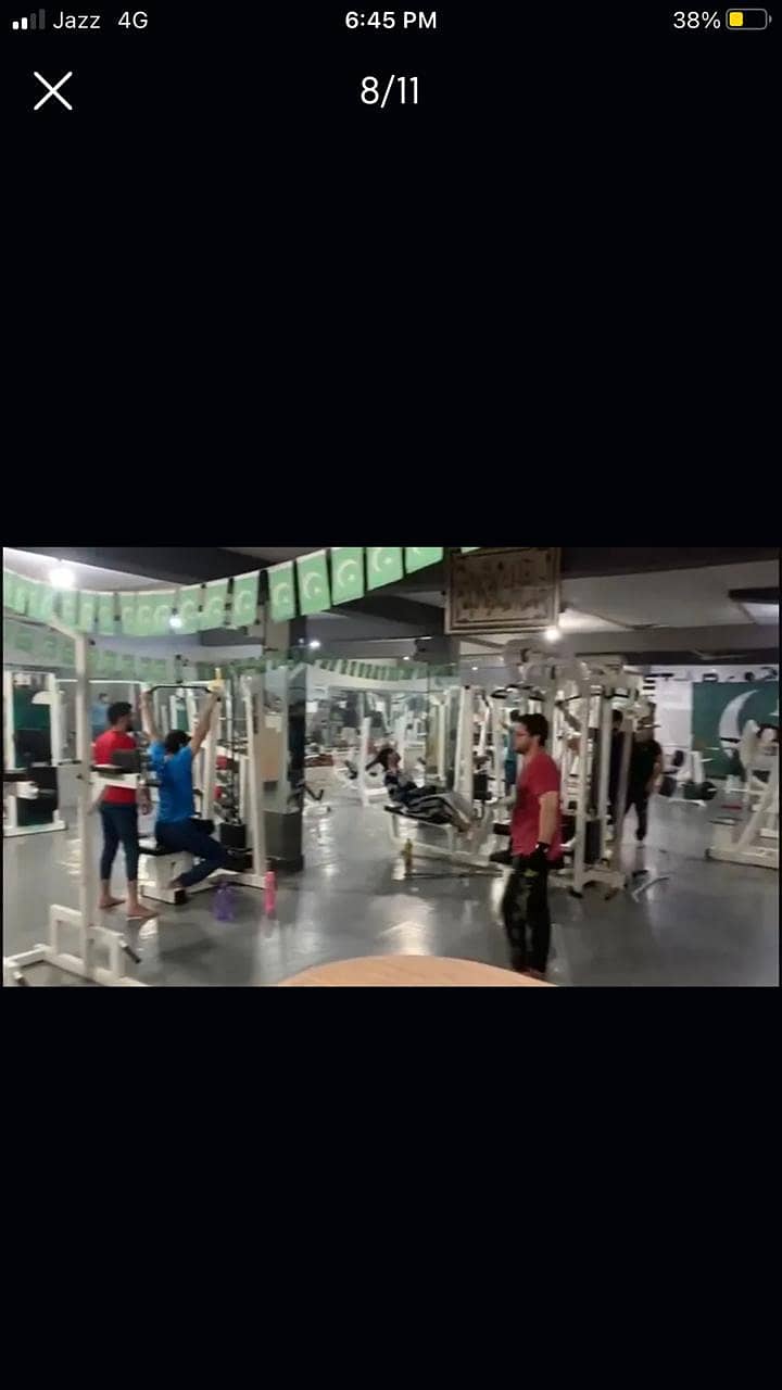 GYM FOR SALE 6 LAK INCOME MONTHLY 300 CUSTOMER 2K FEE EACH PESHAWAR 1