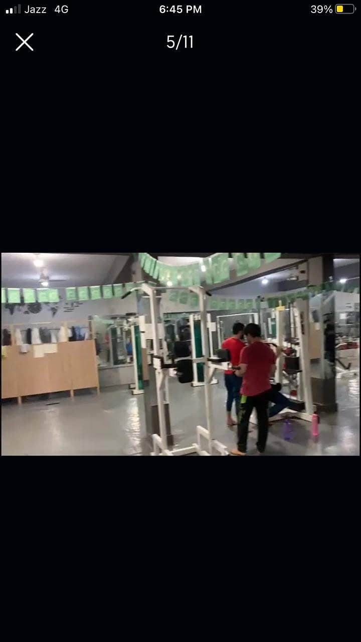 GYM FOR SALE 6 LAK INCOME MONTHLY 300 CUSTOMER 2K FEE EACH PESHAWAR 4