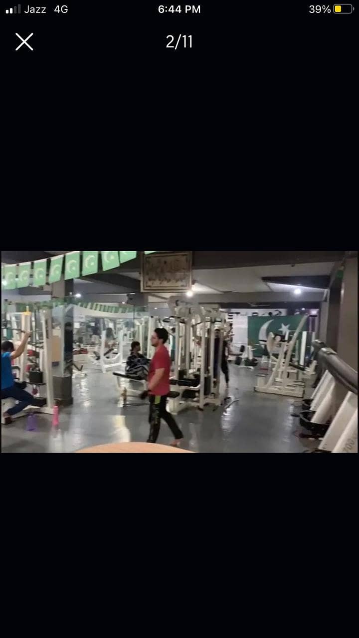 GYM FOR SALE 6 LAK INCOME MONTHLY 300 CUSTOMER 2K FEE EACH PESHAWAR 7