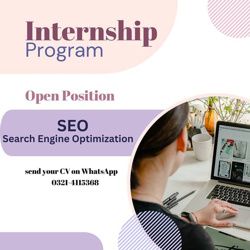 SEO Internship Opportunity in Mansoorah Bazaar, Lahore! 1