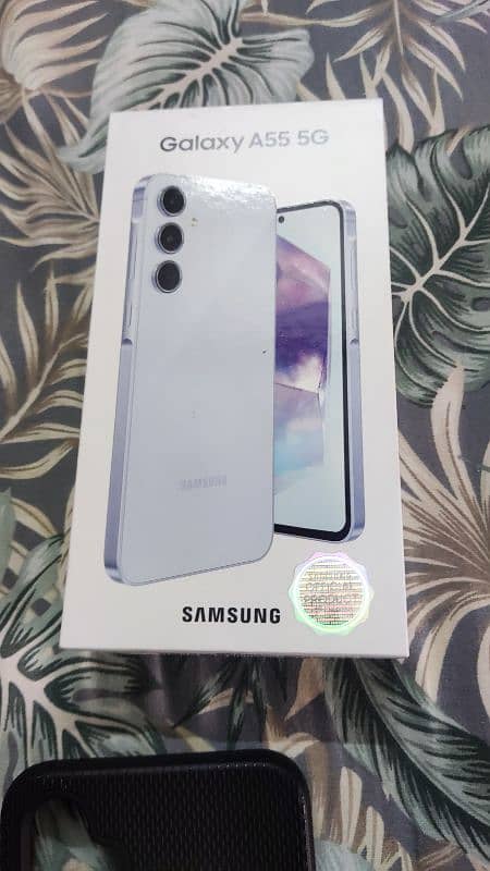 Galaxy A55 5g with Galaxy Buds FE 1