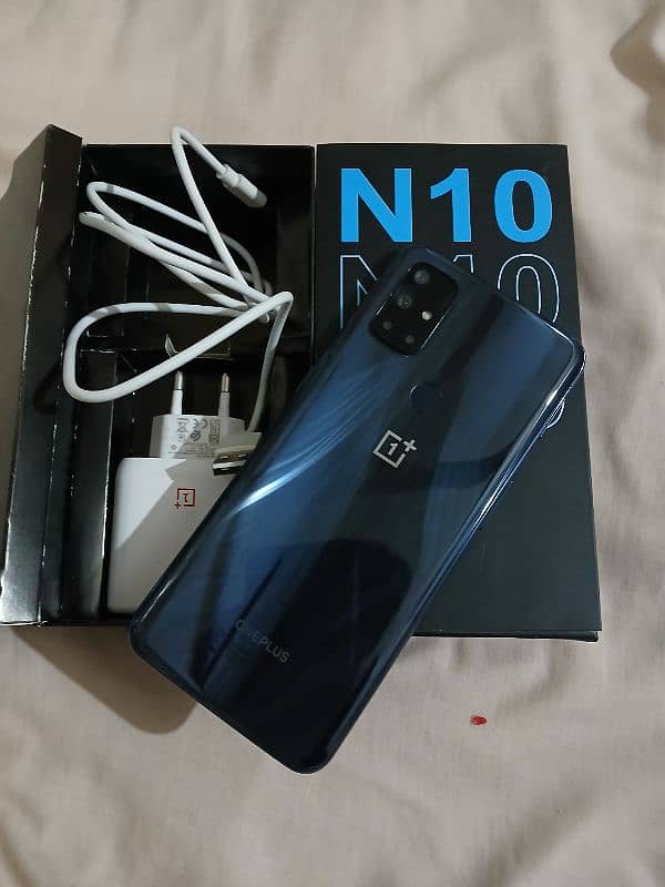 One+ N10 5G 128Gb and 6Gb= box & Charger= New Condition= Clear Cameras 1