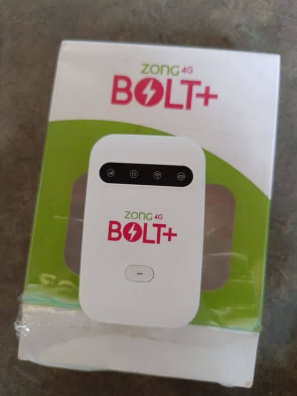 Bolt+ 4G mobile WiFi device all sim pta approved 2