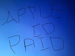 Paid Online Apple ID