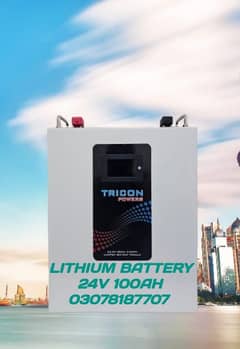 Lithium Battery 24v 100Ah Brand New Battery