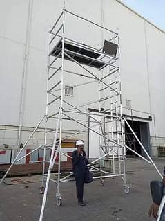 Mobile Scaffolding Tower and ladders all services Pak Scaffolding