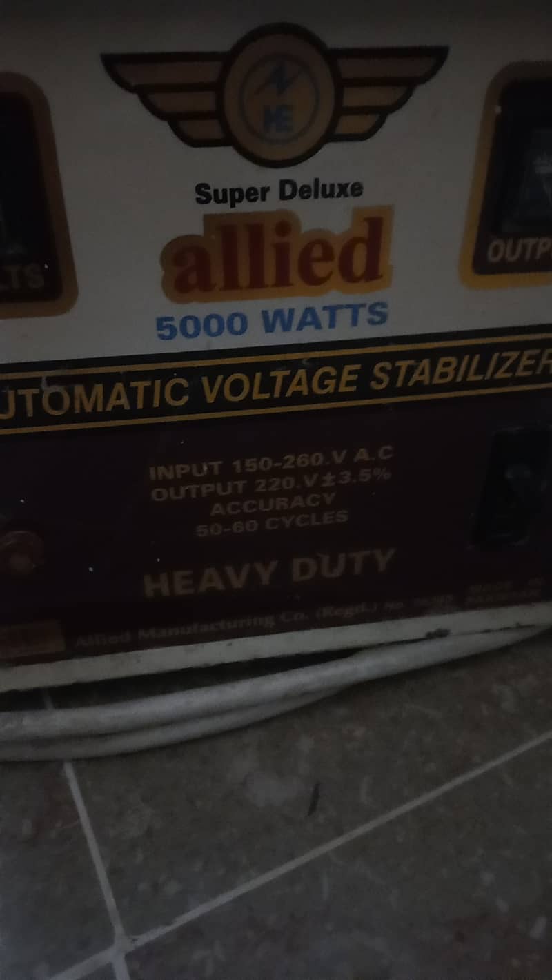 Stabilizer  5000 WATTS 4