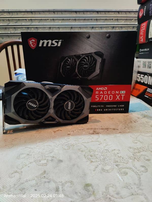 AMD MSI 5700XT 8 GB Graphic card with box quantity available 7