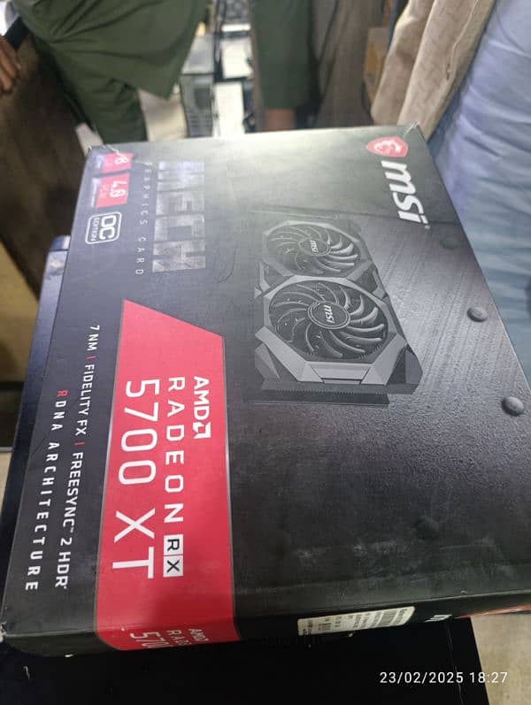 AMD MSI 5700XT 8 GB Graphic card with box quantity available 9