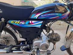 Honda CD 70 2023-24 sitekar islamabad number