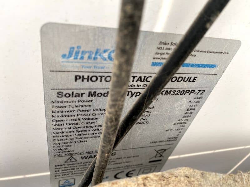 320W jinko Original A Grade Solar panels 5 Pice 2