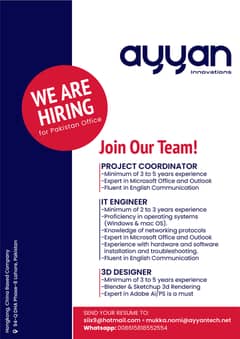 IT Engineer / Project Coordinator