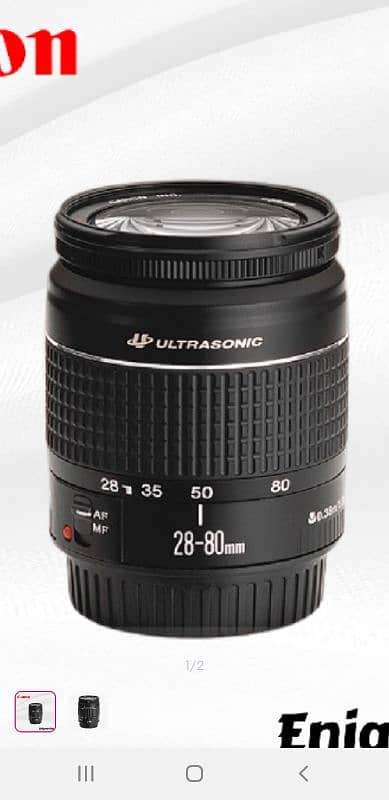 canon 28-80 mm Ultrasonic lense 2