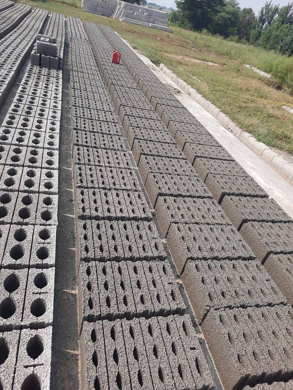 Block cement crush bond sand brick everything available with us 4