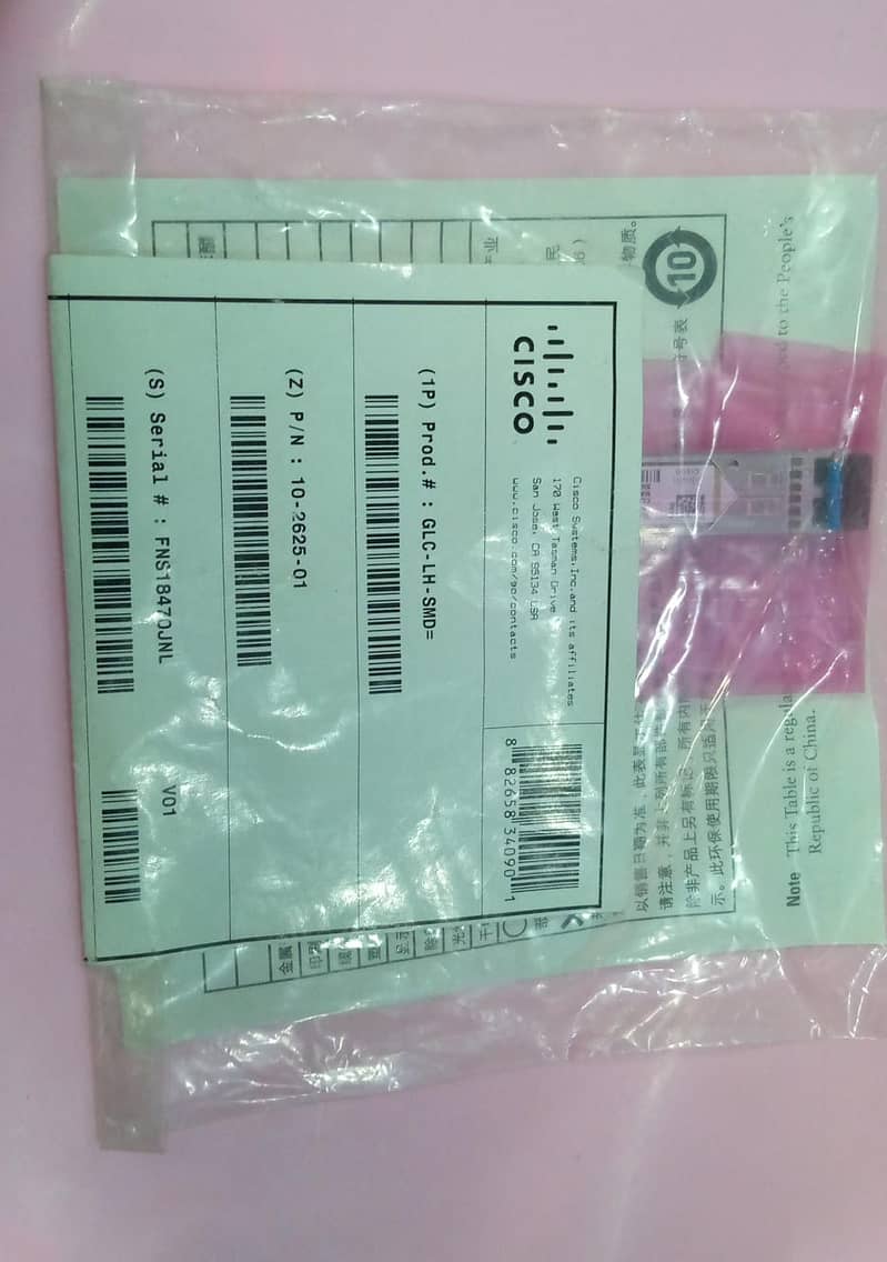 GLC-LH-SMD GLC-SX-MMD SFP-10G-LR/SR SFP-GE-SX-MM/ LX-SM QSFP+ SFP-1000 6