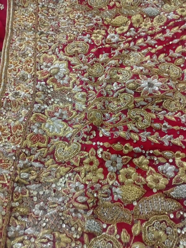 Barat Lahnga in Red Colour 3