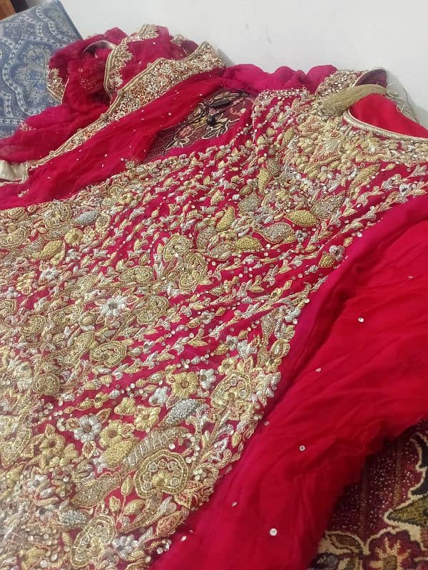 Barat Lahnga in Red Colour 4