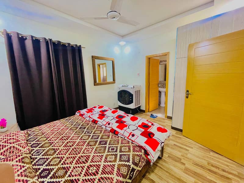 2 beds room furnished flat vip location available for rent in bharia town phase 8 11