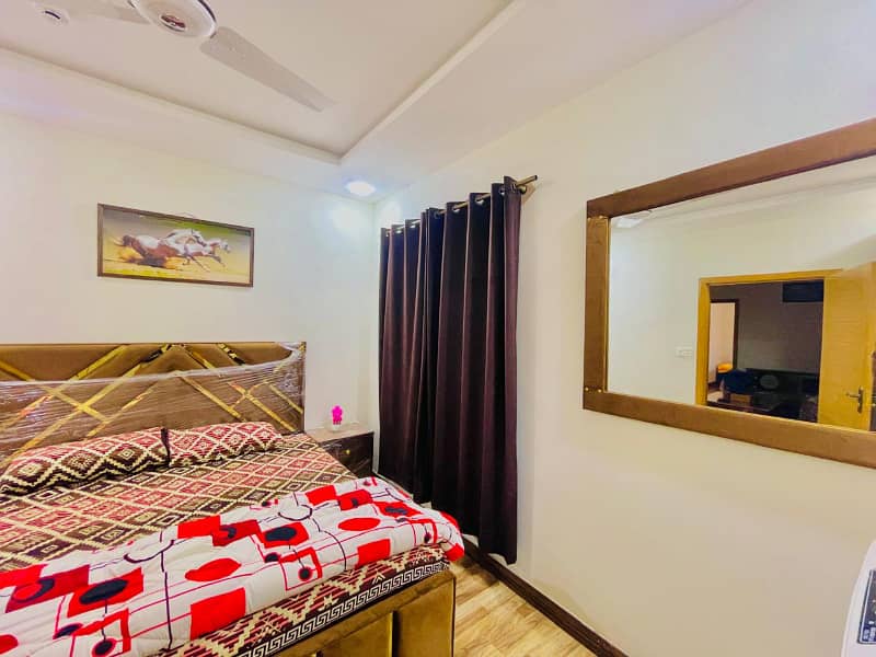 2 beds room furnished flat vip location available for rent in bharia town phase 8 16