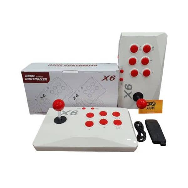 X6 Portable Game Console with Arcade Joystick 4K Built 2