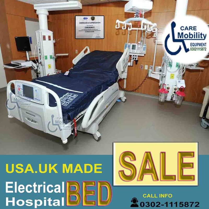 Imported ICU bed | Hospital bed |Surgical Bed | Electric paitent  bed 2