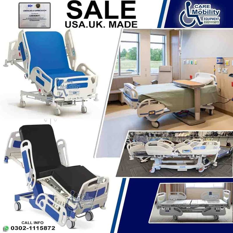 Imported ICU bed | Hospital bed |Surgical Bed | Electric paitent  bed 4