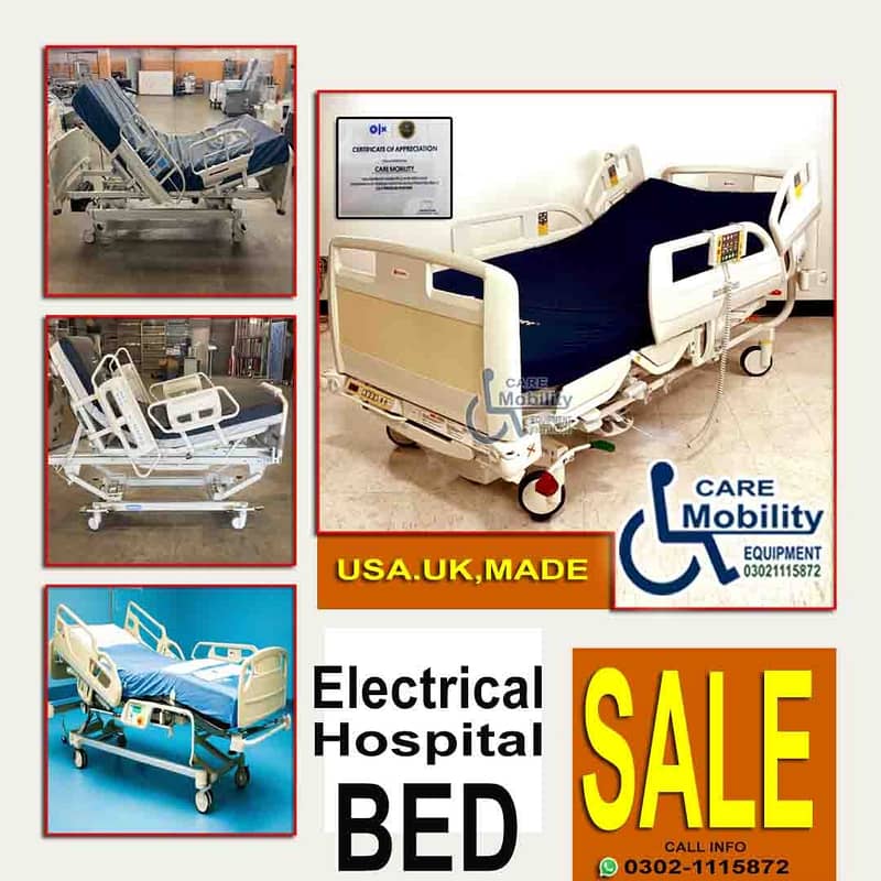 Imported ICU bed | Hospital bed |Surgical Bed | Electric paitent  bed 7