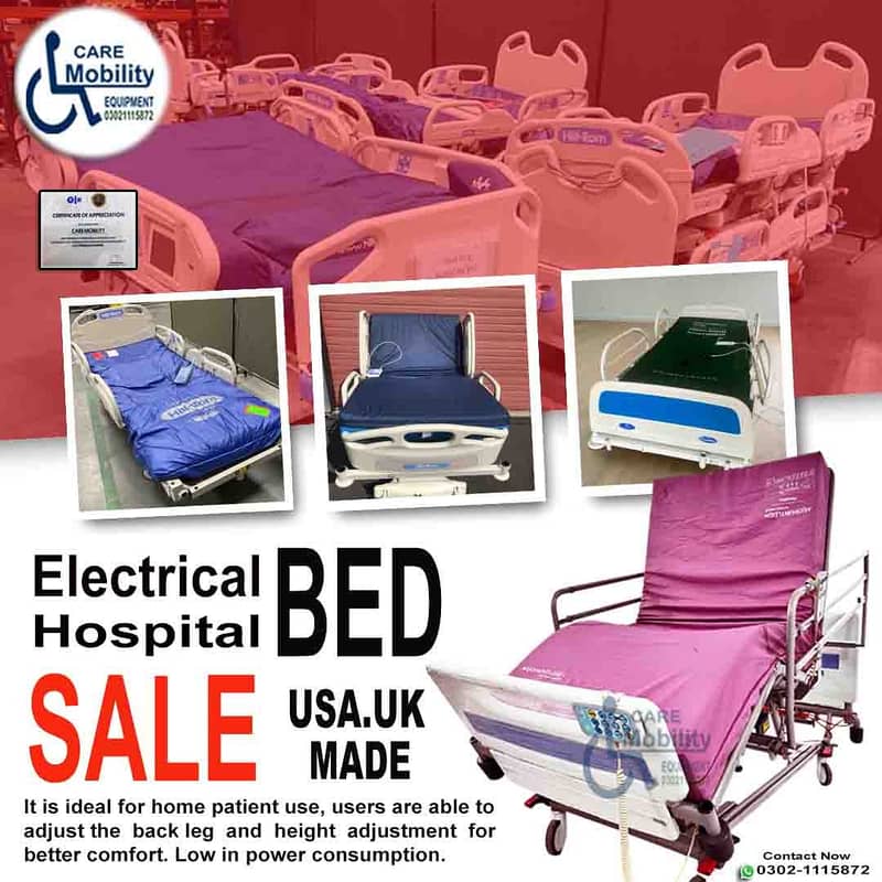 ICU bed | Hospital bed |Surgical Bed |Imported Electric Paitent bed 1