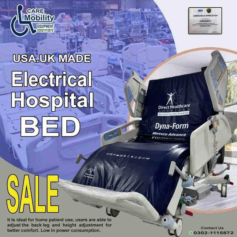 ICU bed | Hospital bed |Surgical Bed |Imported Electric Paitent bed 4