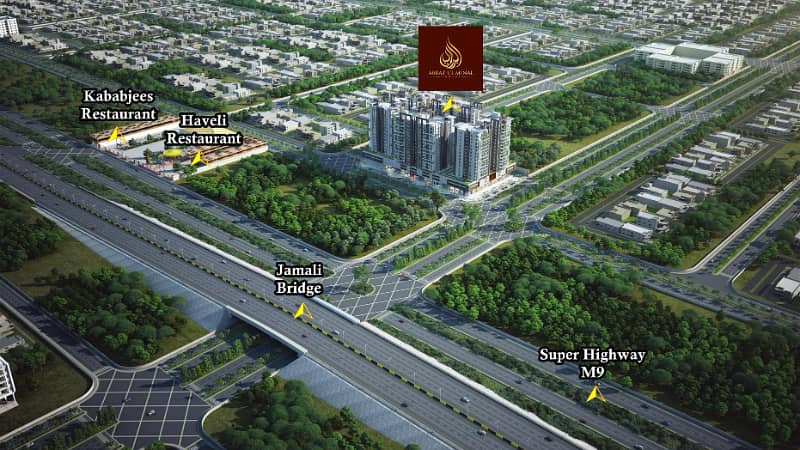 FLAT FOR SALE - ABRAZ-UL-MINAL TOWERS 1