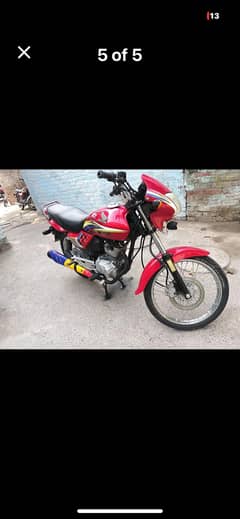 Honda 125 Deluxe 8/10 condition for sale in lahore bahria town