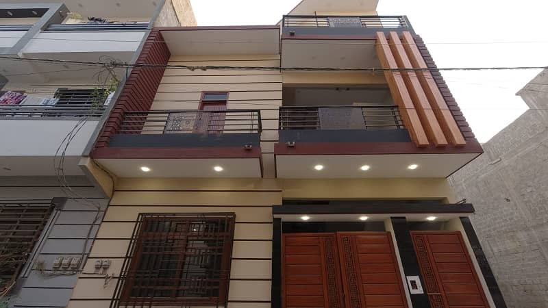 Independent Double Storey Brand new 120 yds stunning bungalow available for rent. Ground floor: 2 bedrooms, drawing room, lounge, American kitchen, tiled flooring. 0