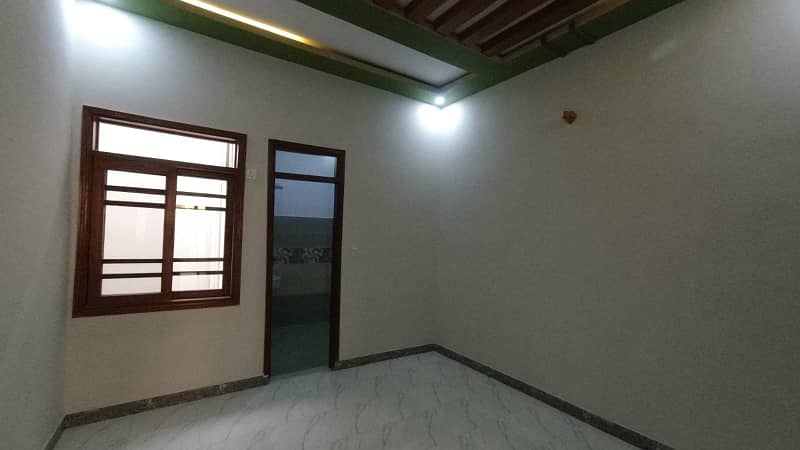 Independent Double Storey Brand new 120 yds stunning bungalow available for rent. Ground floor: 2 bedrooms, drawing room, lounge, American kitchen, tiled flooring. 8