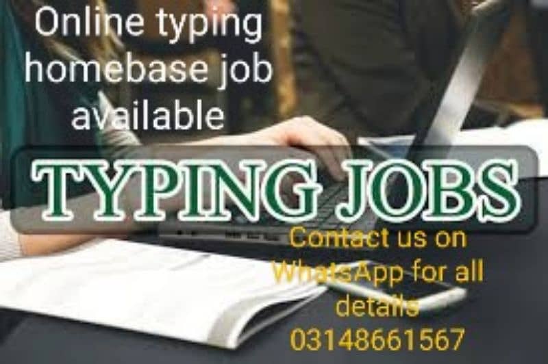 Islamabad workers males females need for online typing homebase job 2