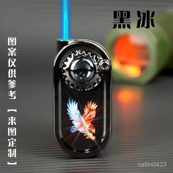 Refillable Fancy Spinner Light Lighter 0