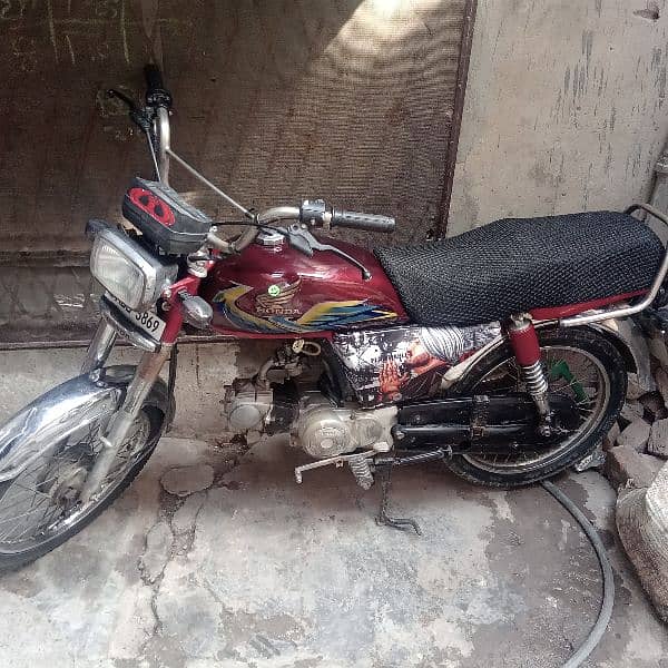 RP 70 total convert CD 70 model  Punjab registration 1