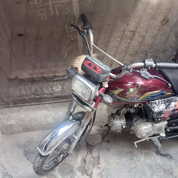 RP 70 total convert CD 70 model  Punjab registration 2