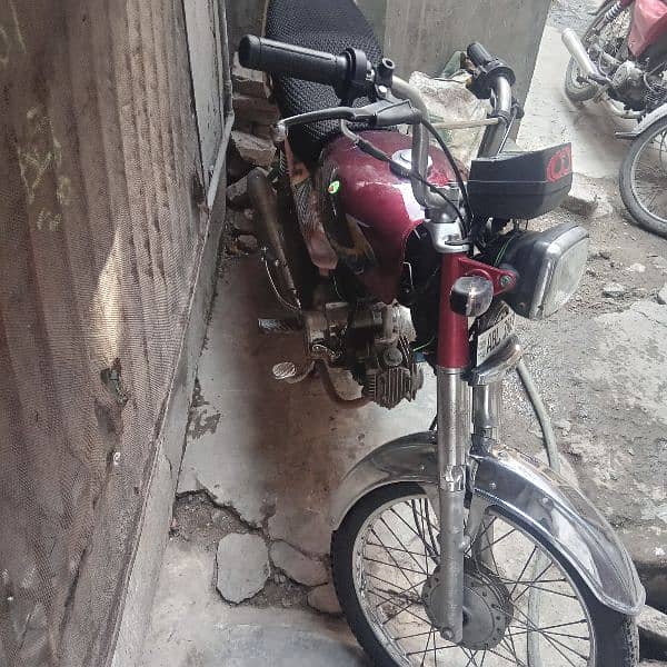 RP 70 total convert CD 70 model  Punjab registration 4