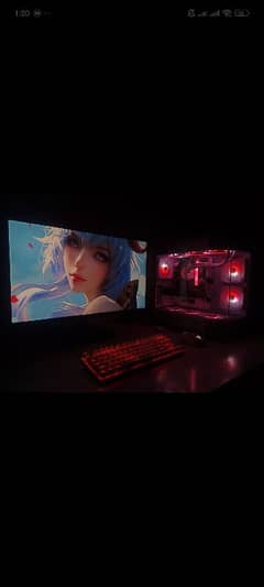 HIGH END GAMING PC SETUP INCLUDING MONITOR AND PERIPHERALS FOR SALE