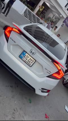 Honda civic 2016-2021 RGB Aftermarket Tail Lights (Smoked)