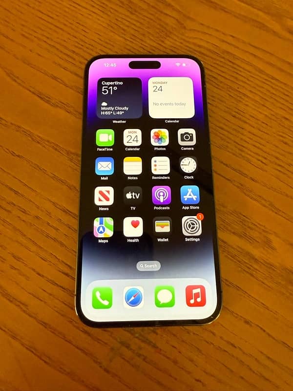 Apple iPhone 14 Pro Max Purple 256 GB 10/10 0