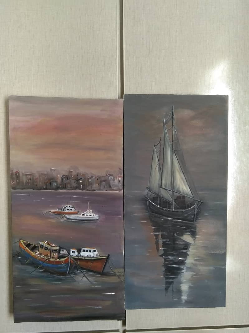 Sailing boat painting 1