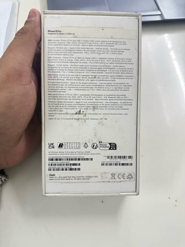 iphone 15 pro pta apporved 256 gb natural titanium 1